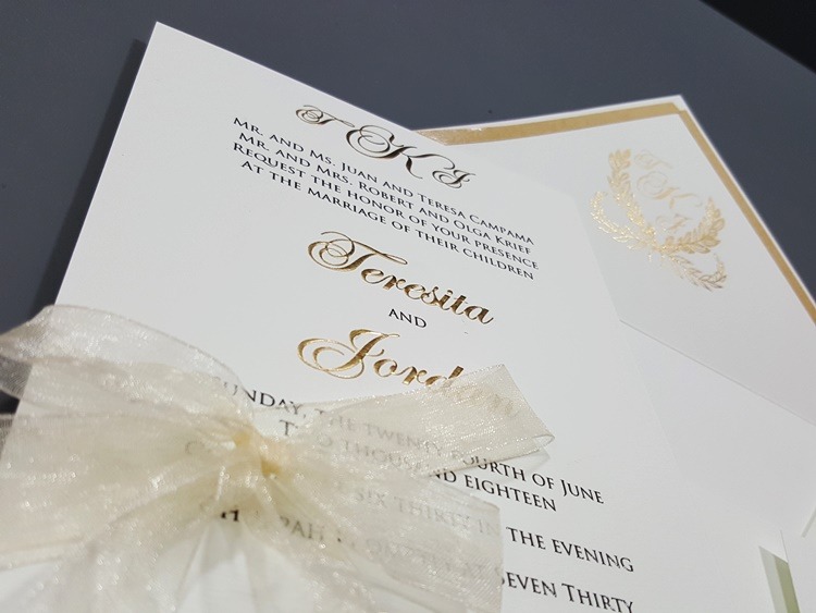 Custom Inv. 55 • Lovely Knot • Custom wedding invitations ...